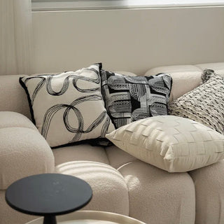 Jacquard Mix Monotone Cushion Cover  45 x 45 cm