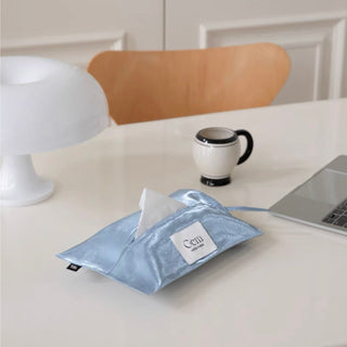 Silk Pearl Color Tissue Case   Hanging Cover
