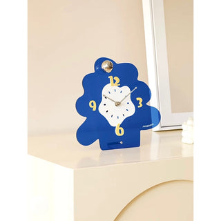 Clear Color Acrylic Unique Clock  Table Clock
