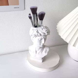 Sculpture Motif Brush Stand Pen Holder Vase Object