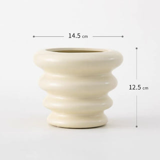 Wave Ceramic Planter Cover
