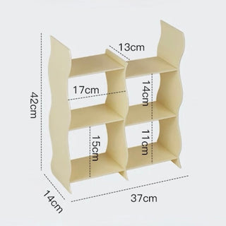 Acrylic Wave Storage Display Rack