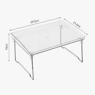 Clear Acrylic Rack Mini Table Piece Set Storage