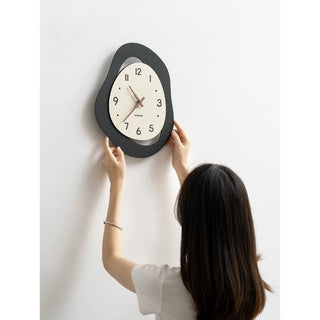 Nuance Curve Retro Clock  Wall Clock
