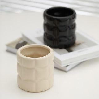 Square Bumpy Ceramic Pot Cover