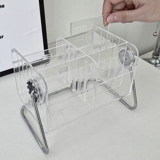 Clear Acrylic Multi-Stand Brush Cosmetic Storage
