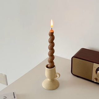 Ceramic Natural Candle Holder
