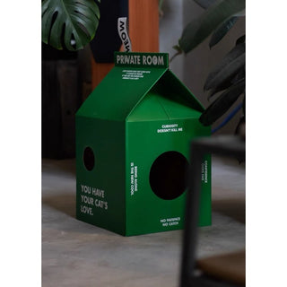 Green Pack-type Cat House Cat House Scratching Post Cardboard House