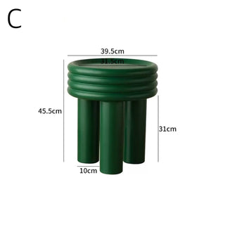 Combination Color Round Side Table  Table Stool
