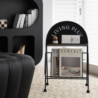 Arch Folding Lettering Magazine Rack  Storage
