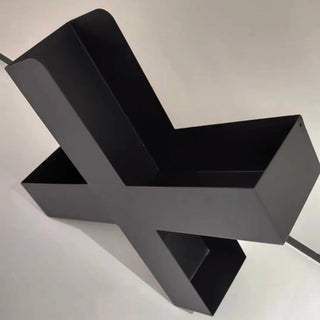 X-shaped Iron Magazine Rack Storage Book Stand