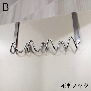 WavyWave Door Hooks  6 Types  Hanger Hooks   Suitable for Rental Properties  No Drilling Required