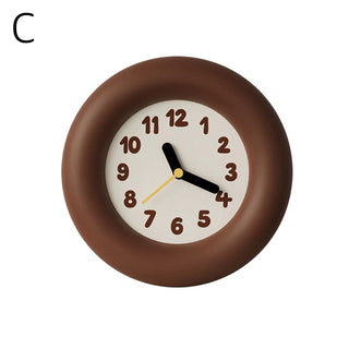 ChubbyFrame Color Round Clock  Table Clock