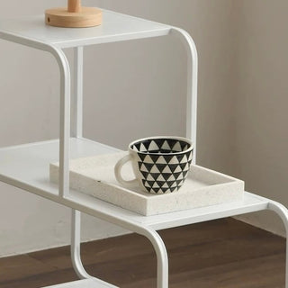 Iron Frame Three-Tier Storage Rack  Side Table