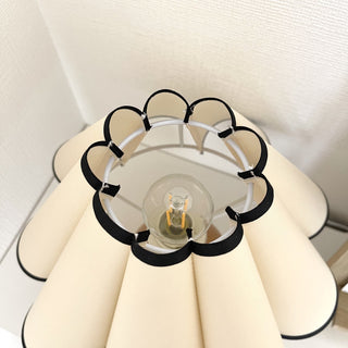Piping Shade Light Wood Lamp