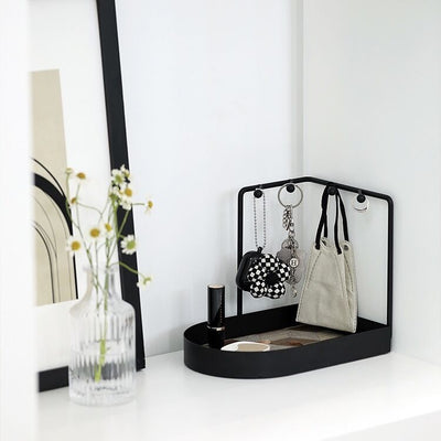 Corner Key Stand Tray   Entryway Storage Small Item Holder
