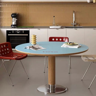 Simple Lettering Color Round Tablecloth Mat    60cm x 80cm