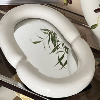 Oval Chubby Frame Mirror   Wall-mounted Tabletop
