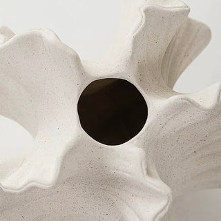 Irregular Wave Ceramic Flower Vase  Vase Object