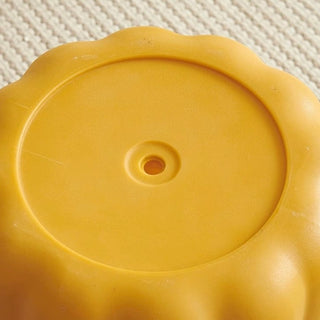 Flower motif side tablein  round table