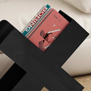 X-shaped Iron Magazine Rack Storage Book Stand