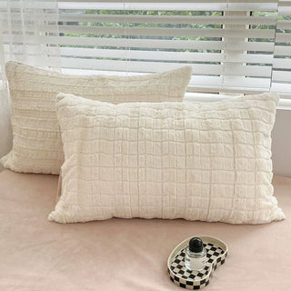 Faux Fur Velvet-like Winter Duvet Cover Set