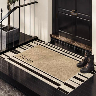 Hello Monotone Entrance Mat 4 types  50 x 80 cm for removing mud.