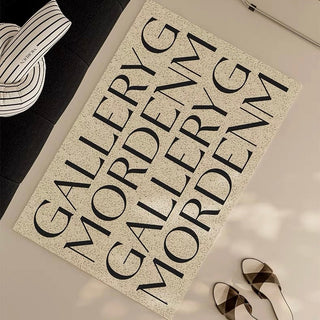 Black lettering entrance mat 50x80 mud-removing mat