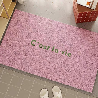 Simple Lettering Color Entrance Mat  50 x 80 cm Mud Removal