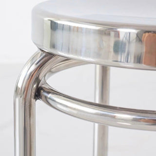 Stainless Steel Round Stool Side Table