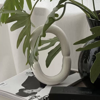 Oval Chubby Frame Mirror   Wall-mounted Tabletop