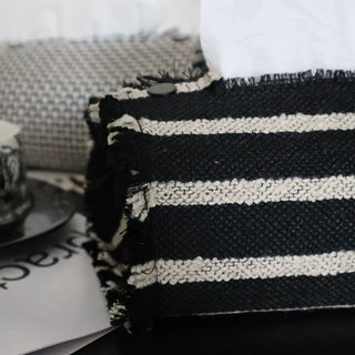 Tweed-style fringe mixed tissue case