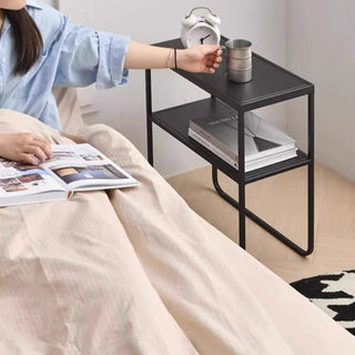 25cm Wide Iron Storage Side Tablein  Slim Rack