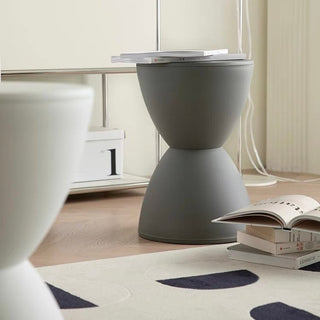 Hourglass design side table stoolin  chair