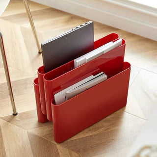 4 Pocket Magazine Rack  Storage Book Stand