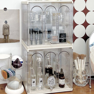Clear Acrylic Two-Tier Display Storage Box