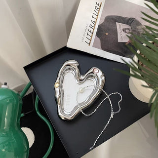 Heart-shaped Chubby Plate  Accessory Tray