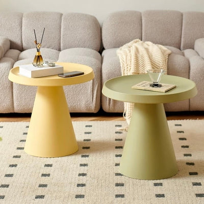 Colorful Round Side Table   in   Simple Table