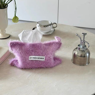 Color Shaggy Tissue Case  Tissue Cover