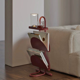 Stand Magazine Rack Slim Side Table  in  Display Rack