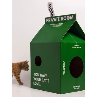 Green Pack-type Cat House Cat House Scratching Post Cardboard House