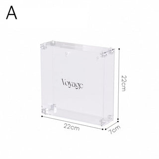 Acrylic Clear Square Ticket Storage Box   voyage