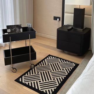 Braided pattern Door mat entrance mat 2 sizes: 50x80cm and 60x90cm