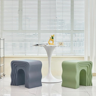 Unique Wave Arch Side Table  Stool