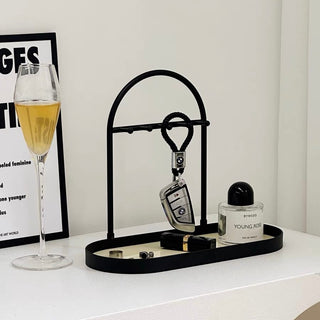 Black Arch Frame Accessory Stand Tray  Storage Tray for Small Items