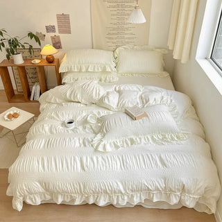 Gathered Frill Duvet Cover Set