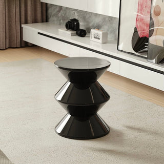 Zigzag Round Three-Tier Side Table Stool