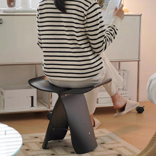 Black Butterfly Stool Side Table Chair