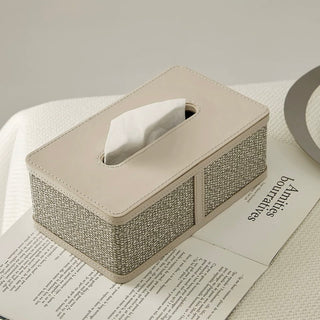 Modern Design Leather Tissue Case