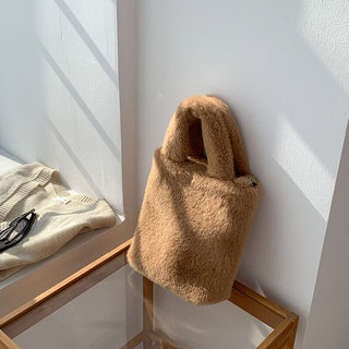 way Faux Fur Handbag    Shoulder Bag